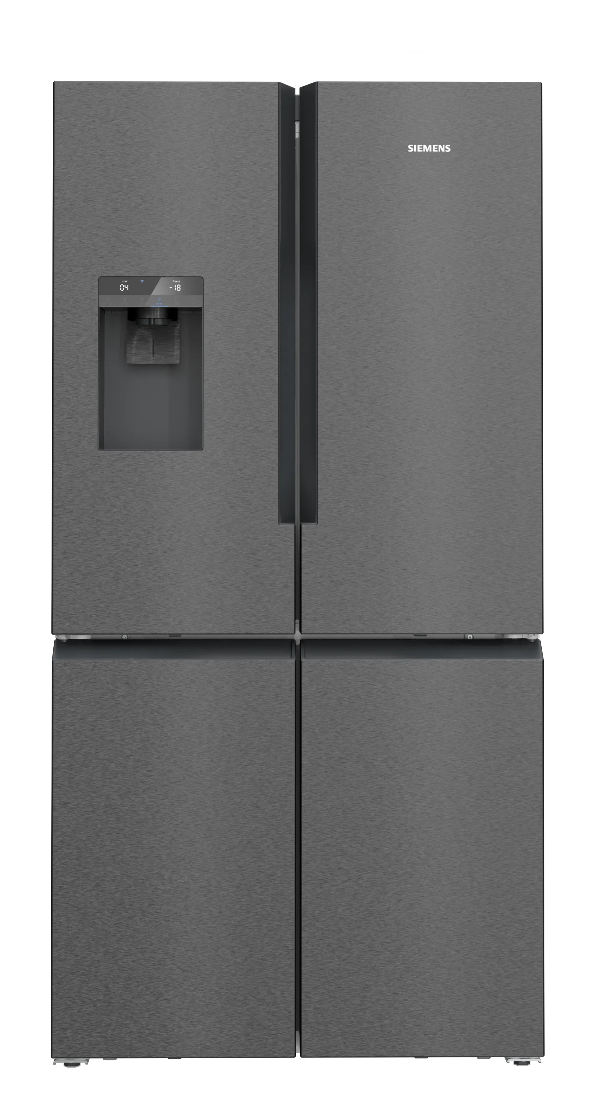 Siemens KF96DPXEA side-by-side refrigerator Freestanding 574 L Grey -