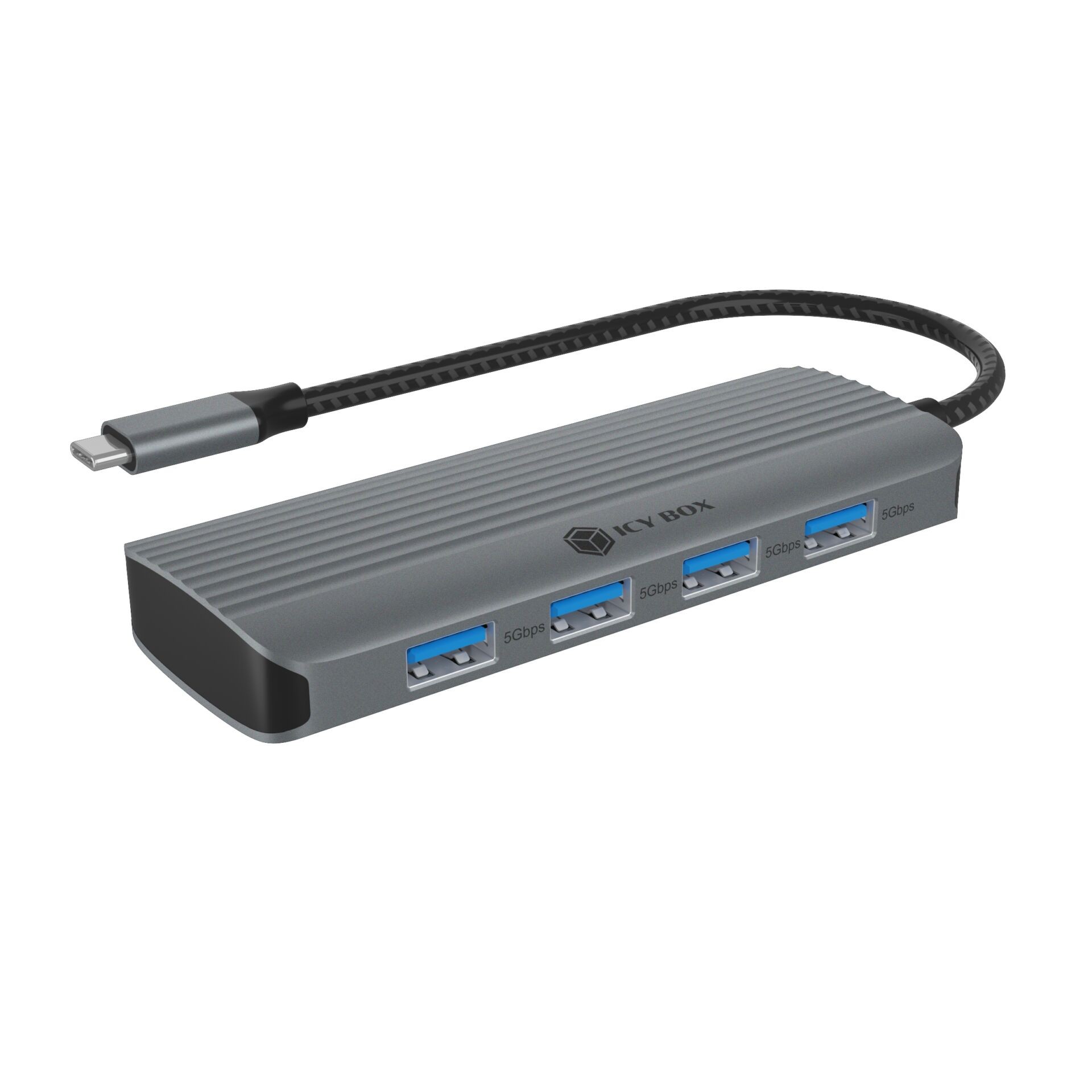 ICY BOX IB-DK4022a-CPD Cablato USB 3.2 Gen 1 (3.1 Gen 1) Type-C