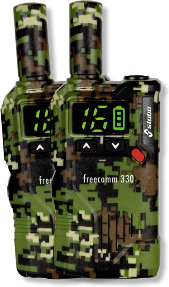 Stabo freecomm 330 two-way radio 16 channels Black - Stabo freecomm