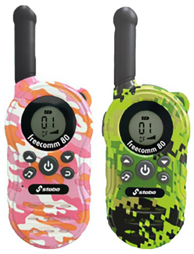 Stabo freecomm 80 two-way radio 8 channels Green, Pink - Stabo