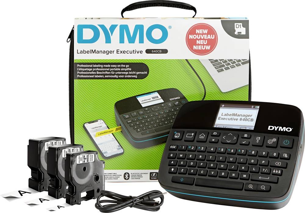 DYMO LabelManager Executive 640 CB Portable Label Printer Kit with