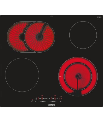 Siemens ET601FNP1E hob Black, Stainless steel Built-in Ceramic hob 4