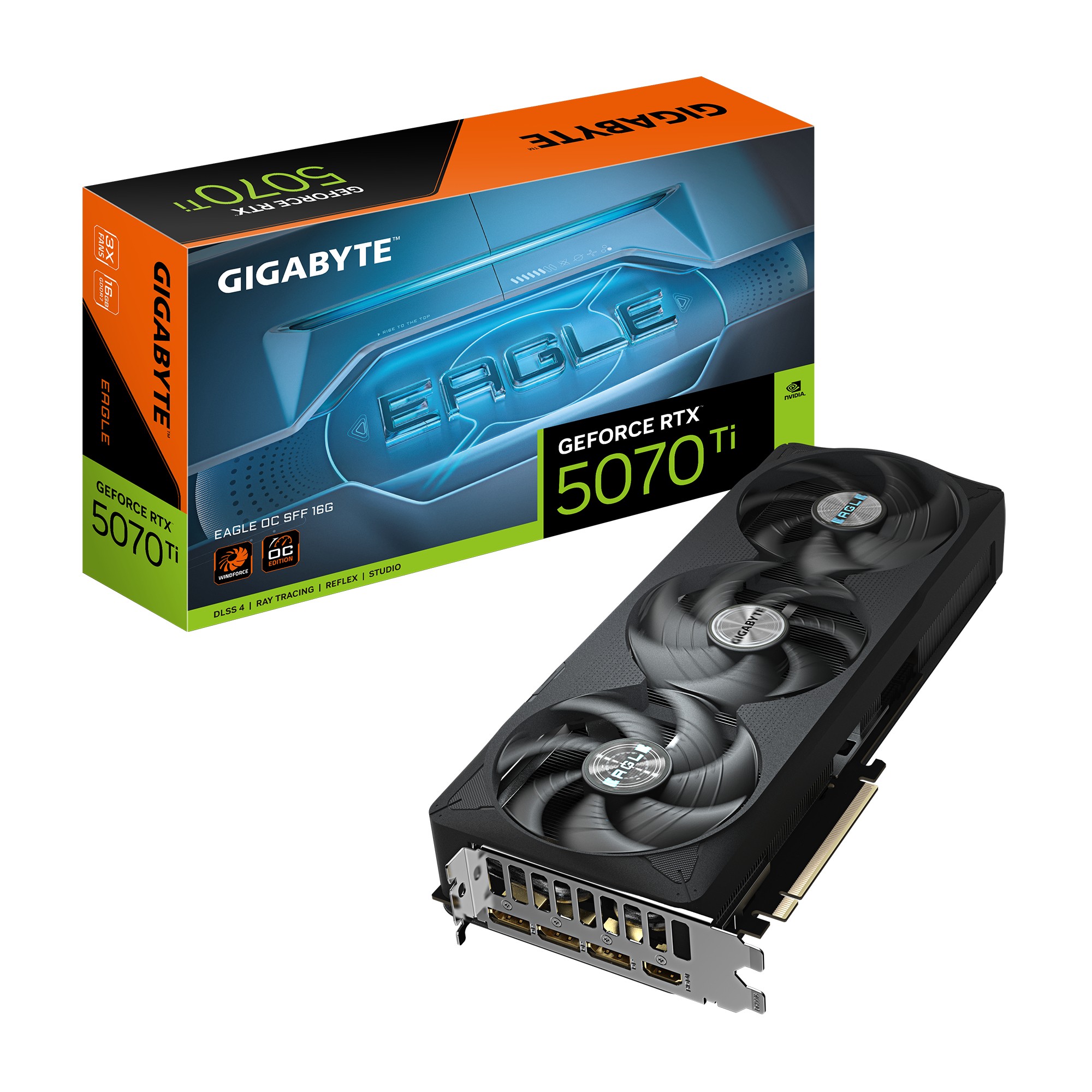 GIGABYTE GeForce RTX 5070 Ti EAGLE OC SFF 16G Graphics Card - 16GB