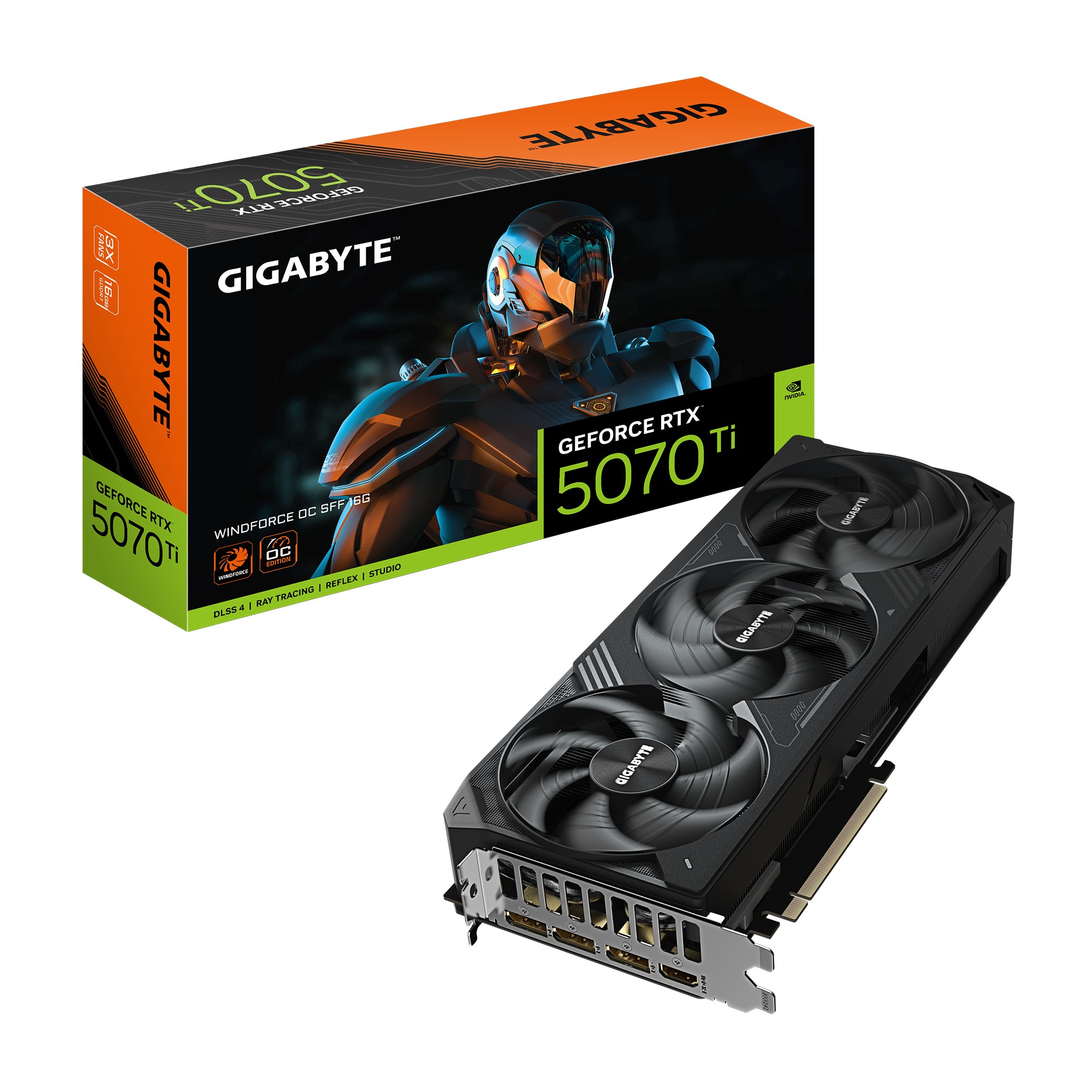 GIGABYTE GeForce RTX 5070 Ti WINDFORCE OC SFF 16G Graphics Card -