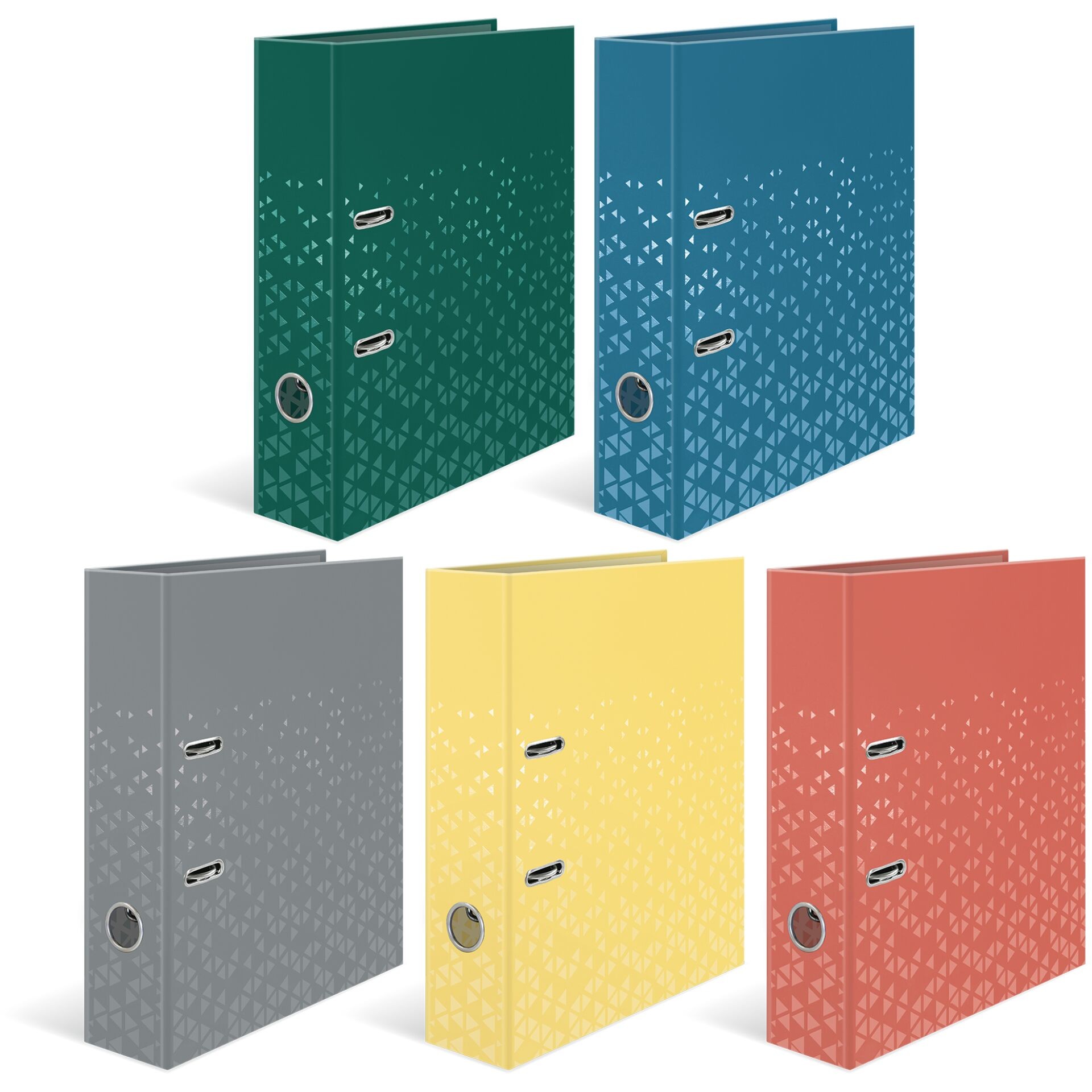 1x5 Herma Ordner Color Standard green/blue/grey/gelb/red 20110