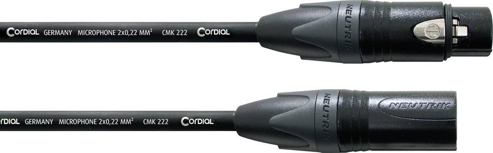 Cordial CPM 3 FM audio cable 3 m XLR Black - Cordial CPM 3 FM, XLR,