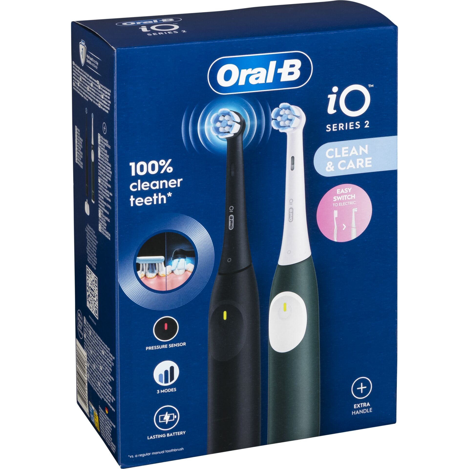 Braun Oral-B iO Series 2 Duo Night Black & Forest Green