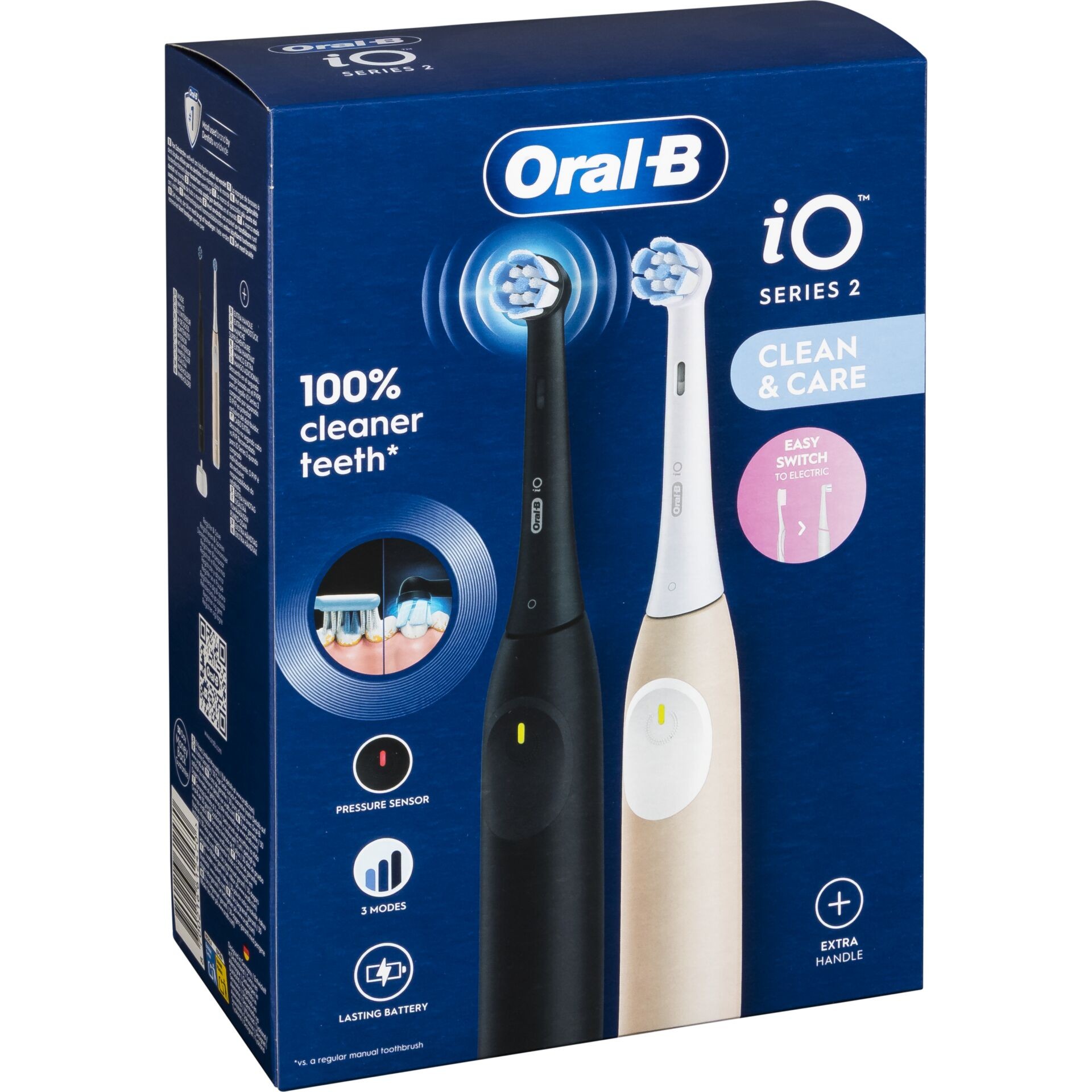 Oral-B iO Series 2 Adult Vibrating toothbrush Black, Pink - Oral-B iO