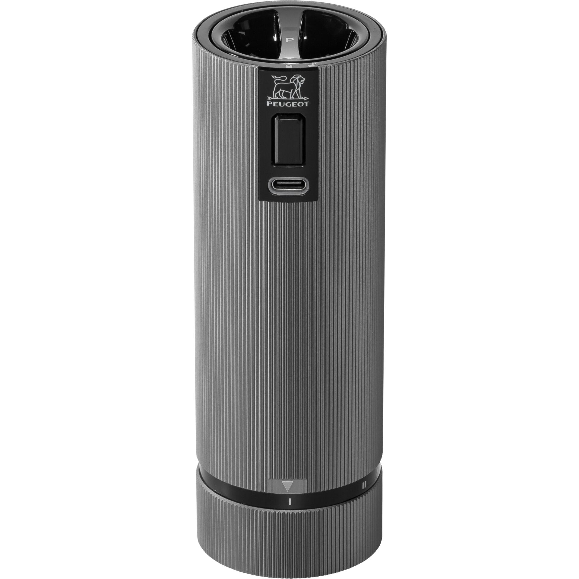 Peugeot Line Electric Carbon Pfeffermühle 15cm with Lithium-Ionen-