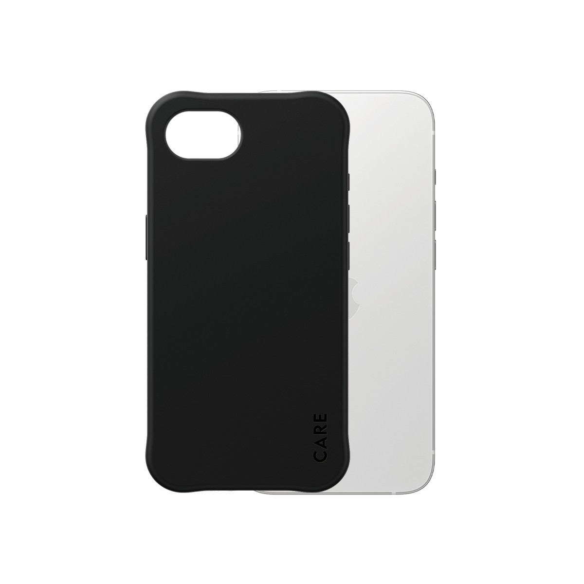 PanzerGlass CARE by Samba Case Black w. Qi Compatible iPhone