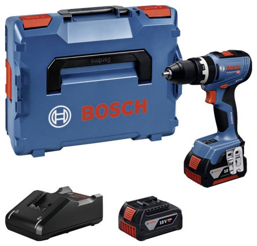 Bosch GSR 18V-65 Professional 2100 RPM Key 1.06 kg Black, Blue -