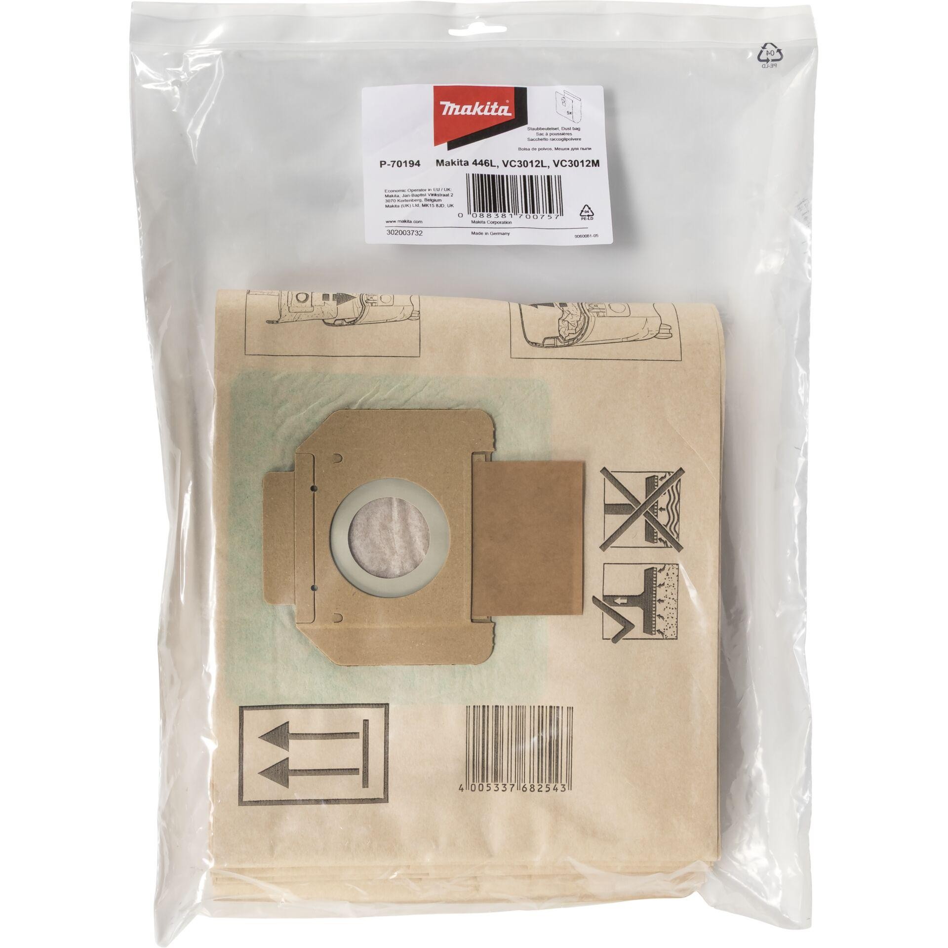 Makita Sac aspirateur modèle L - Makita Sac aspirateur modèle L,