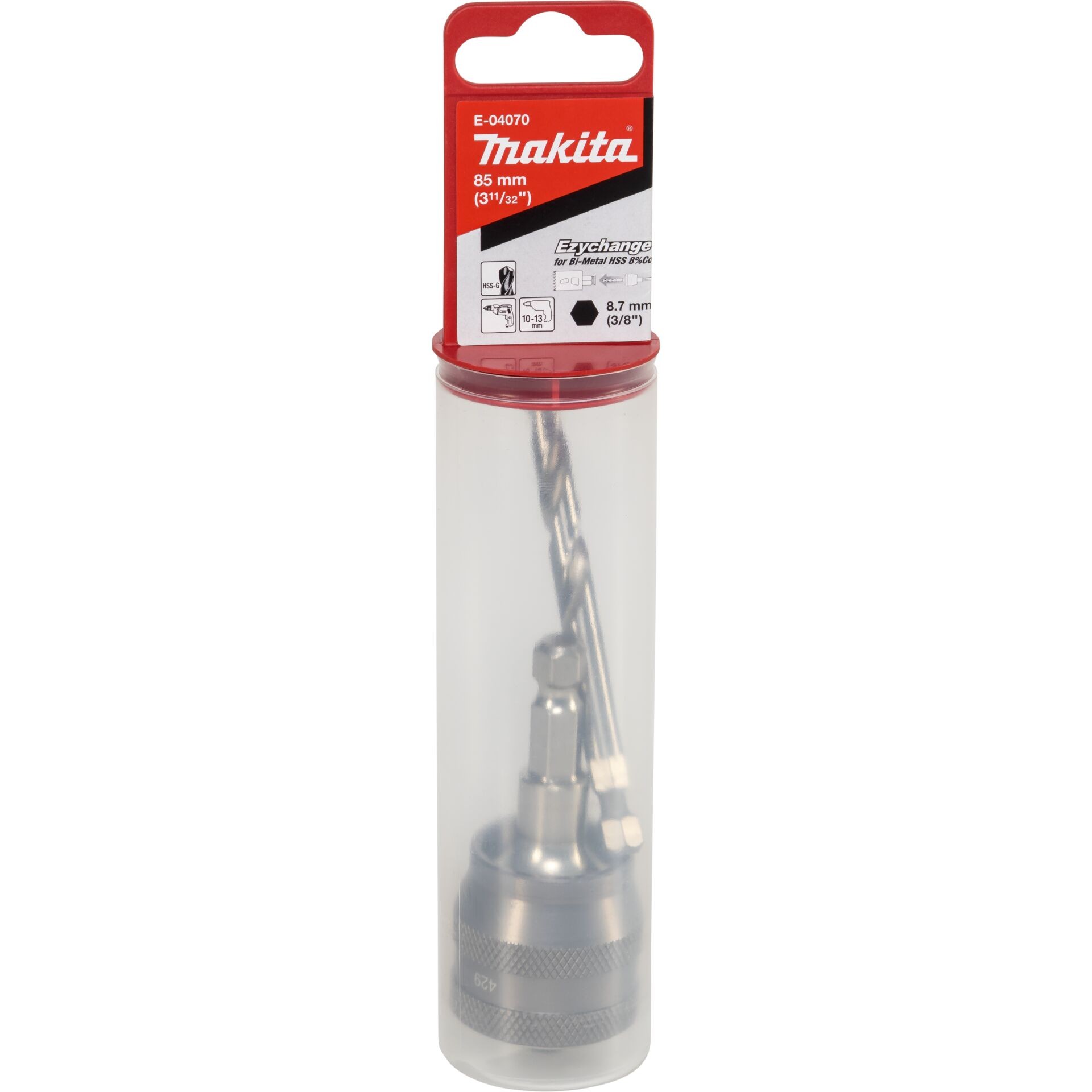 Makita EZYCHANGE adaptor + HSS Bohrer
