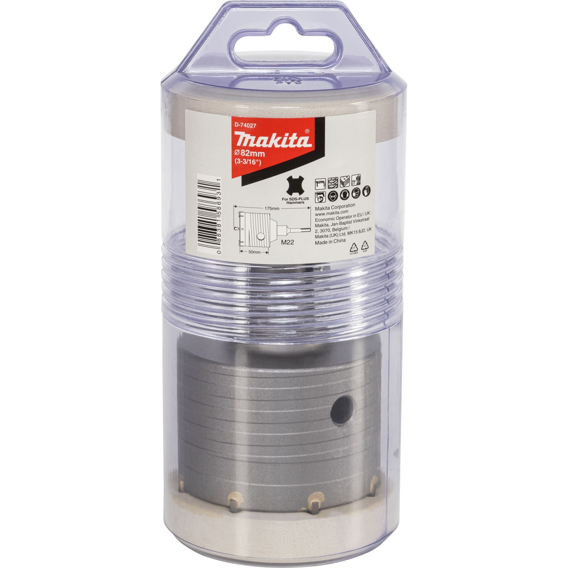 Makita D-74027 Hohlbohrkronen-Set 82mm 1 Set
