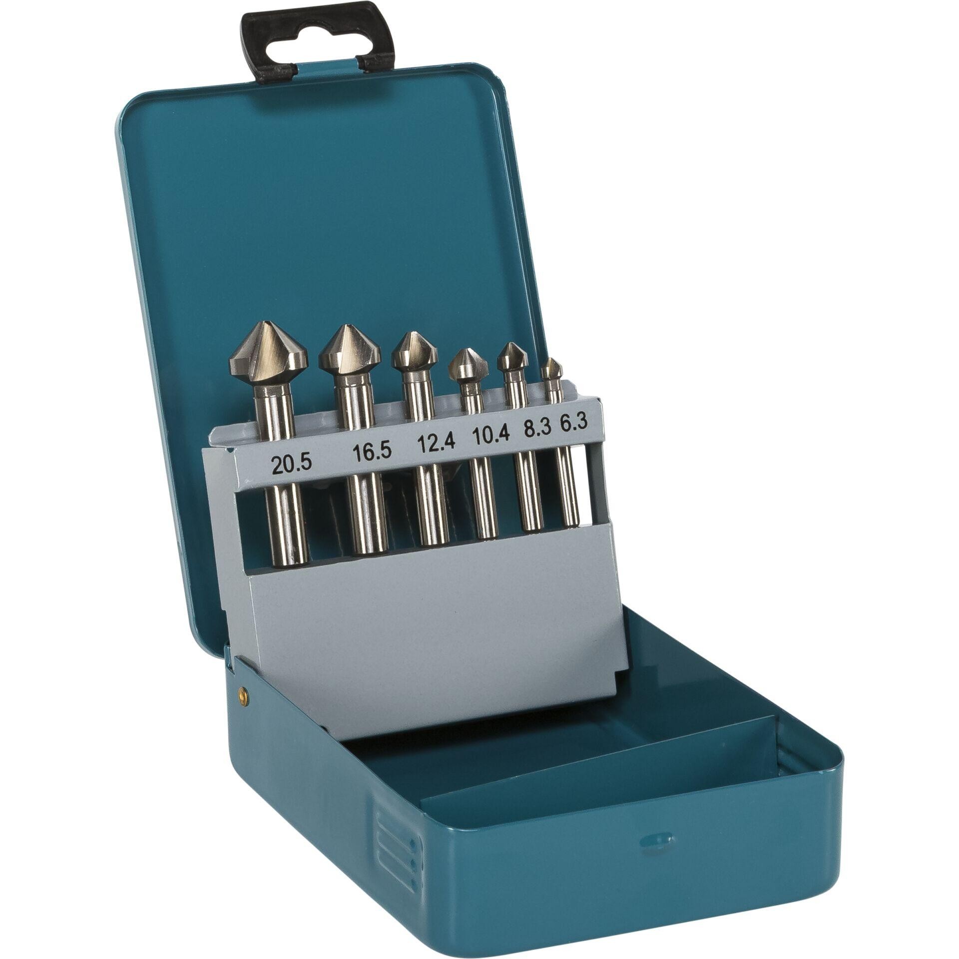 Makita D-42204 Senker-Set 6.3 mm, 8.3 mm, 10.4 mm, 12.4 mm, 16.5 mm,