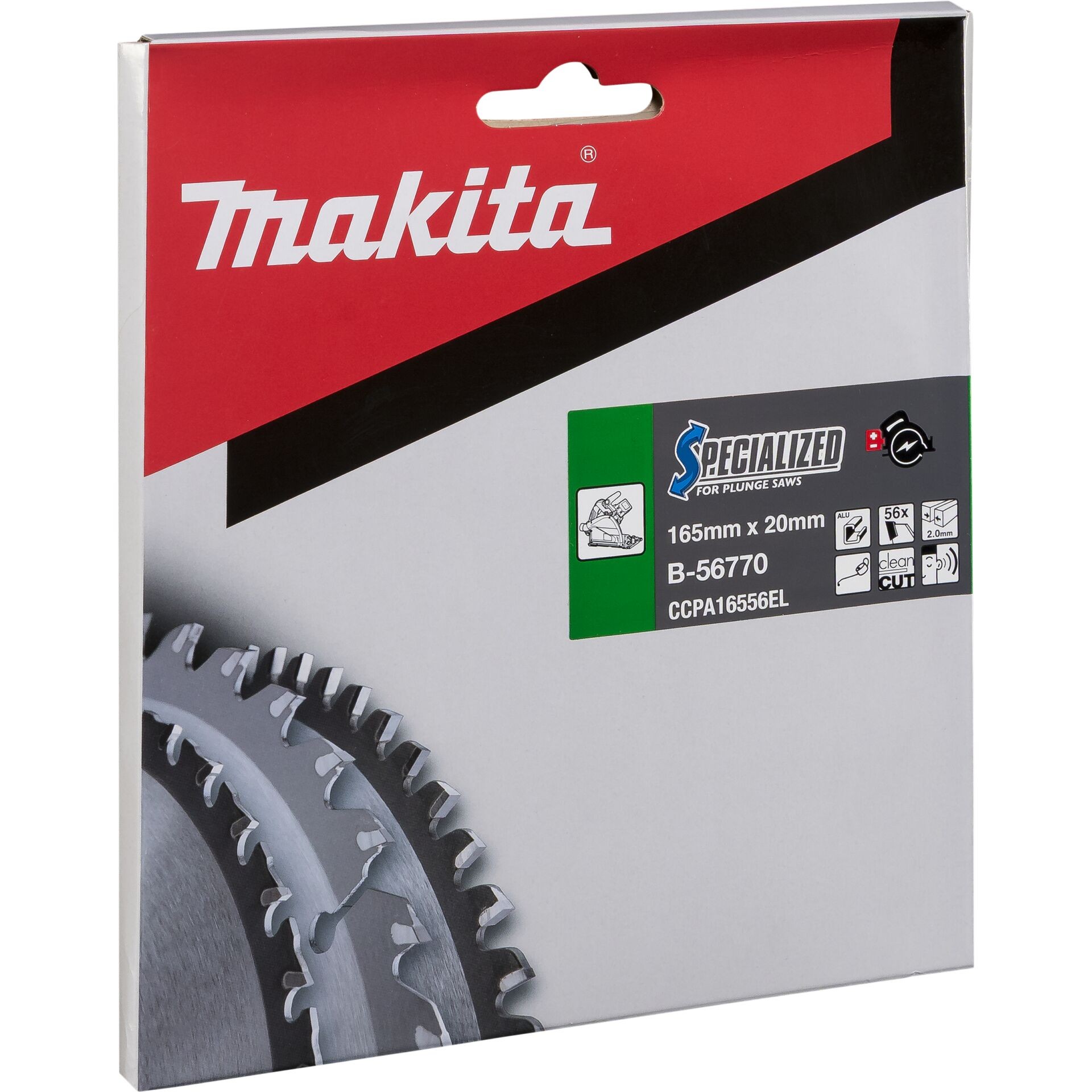 Makita SPECIALIZED saw blade 165x20x56Z