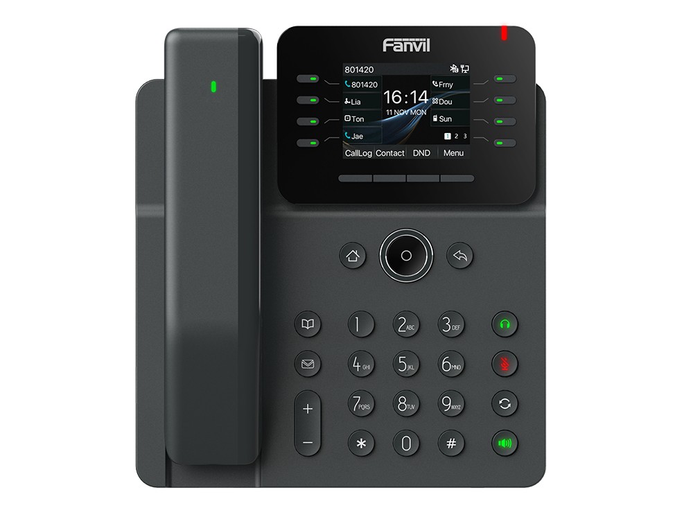Fanvil V62 Pro, Medium-Level Dual Gigabit PoE IP Phone / SIP / POE /
