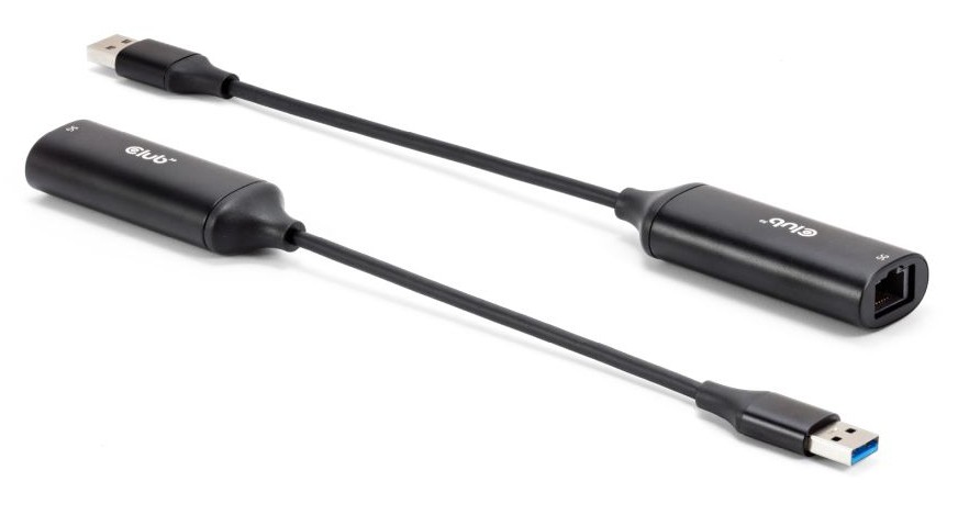 CLUB3D CAC-1421 cambiador de género para cable USB Type-A RJ45 Negro