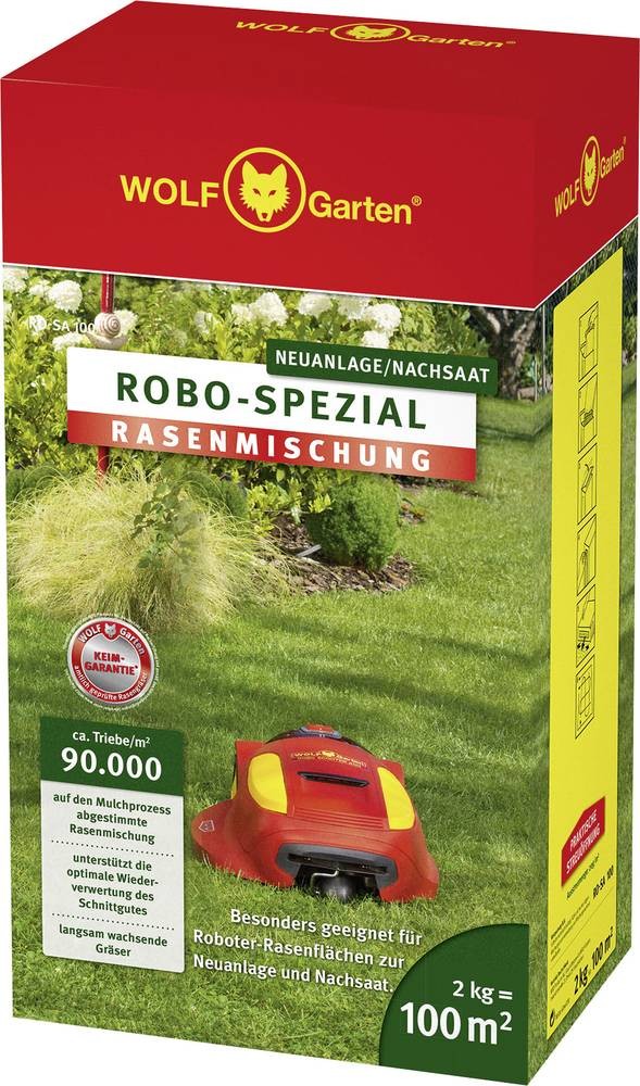 WOLF-Garten 3827045 Rasensamen para Cortacésped de robot RO-S 100 1