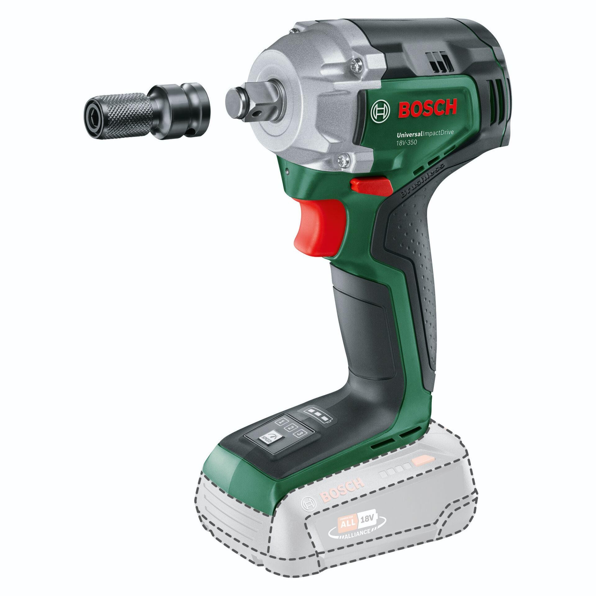 Bosch ImpactDrive 18V-350 2300 RPM Black, Green - Bosch ImpactDrive