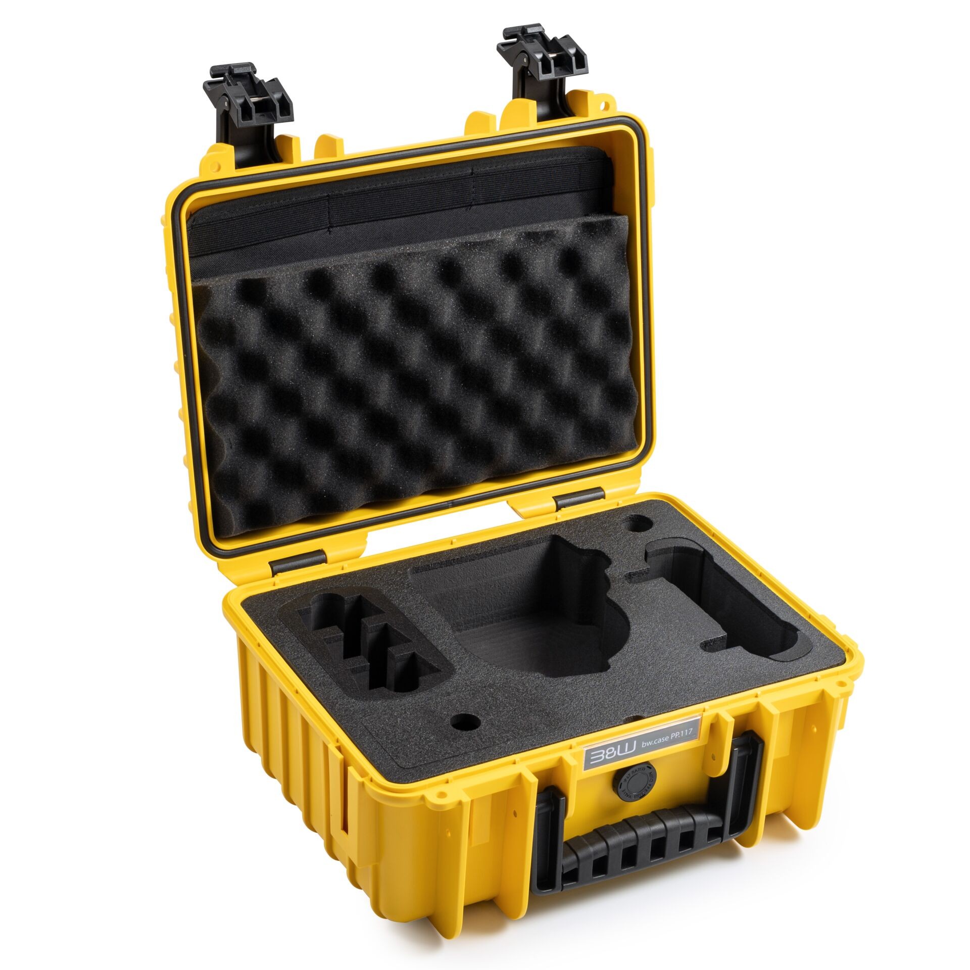 B&W Cases PP.117.Flip Hard case Yellow Polypropylene (PP) - B&W Cases