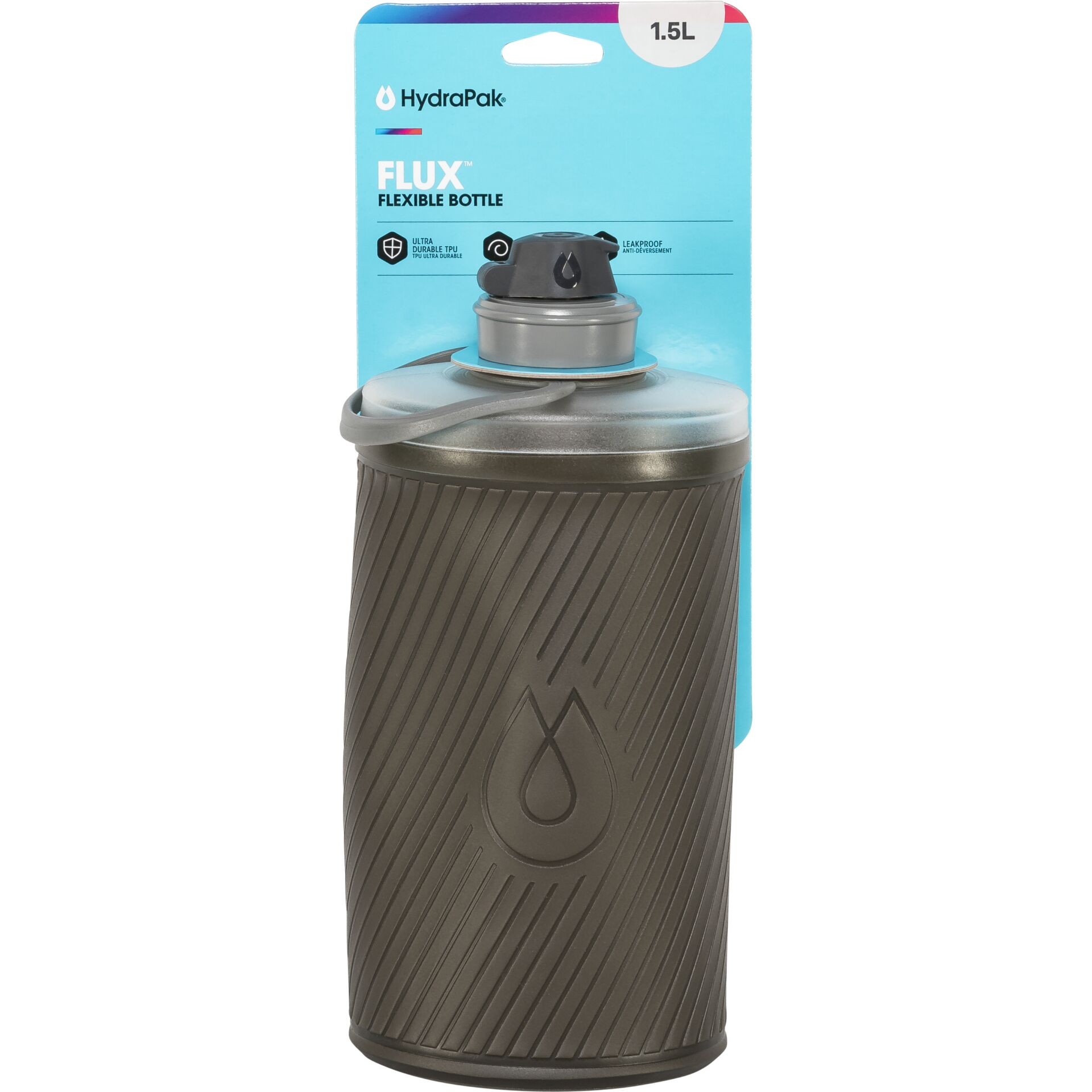 Hydrapak Flux 1,5L Faltflasche grey