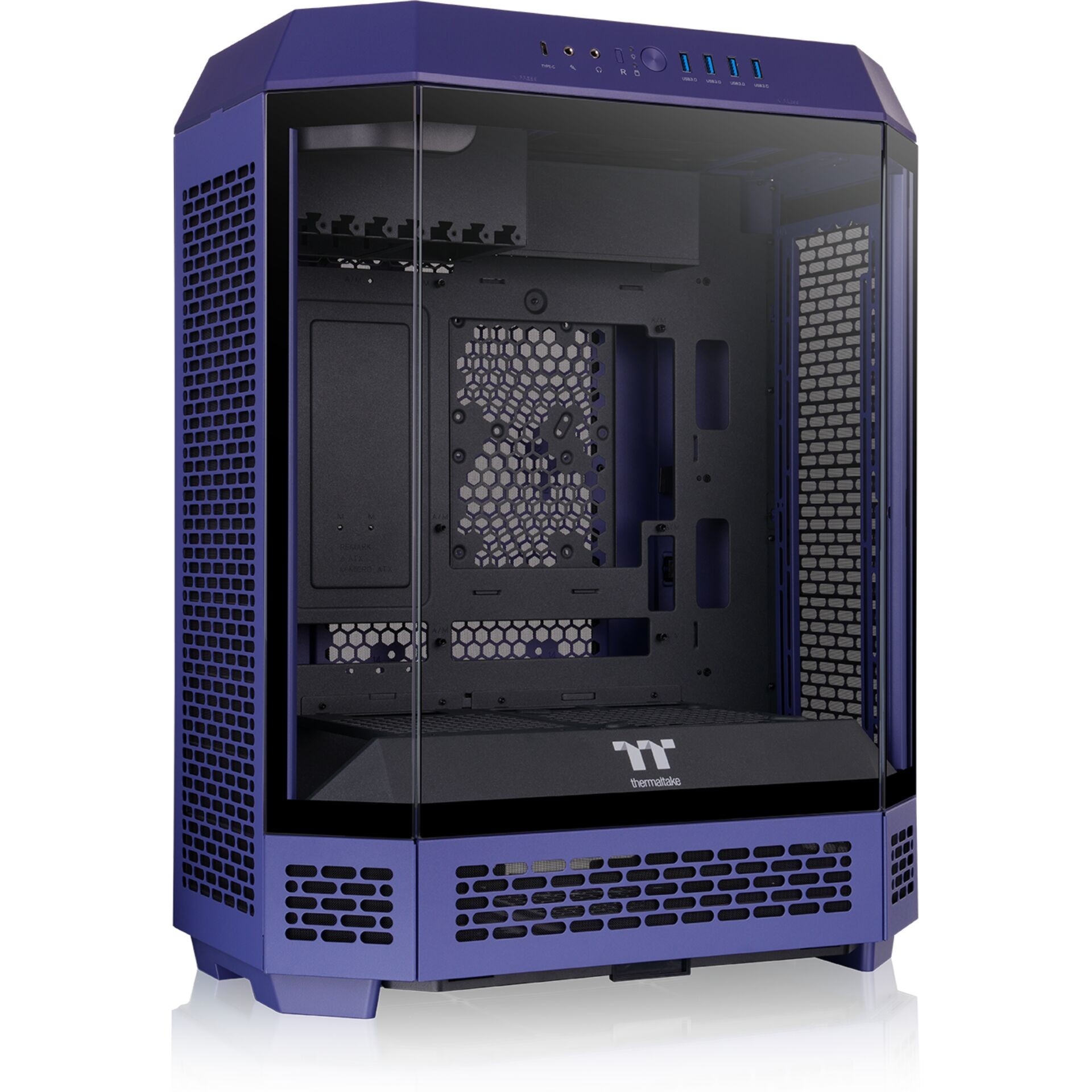 Thermaltake The Tower 600 Midi Tower Blu - Thermaltake The Tower 600,