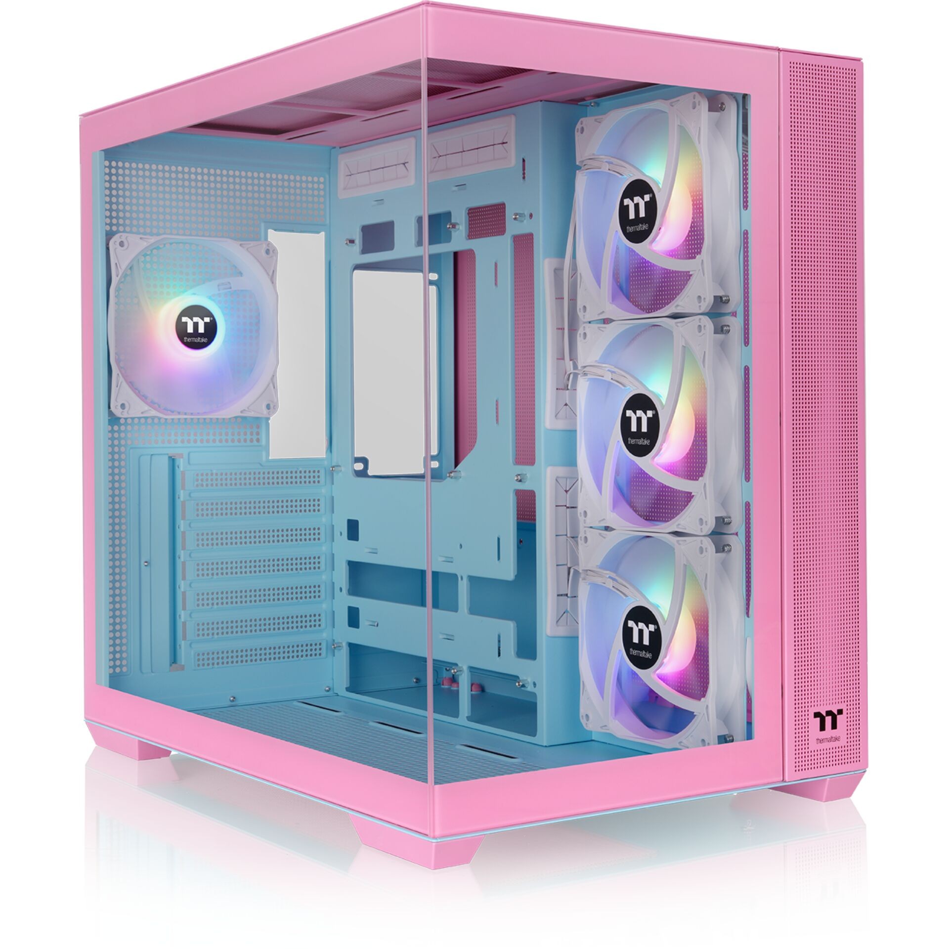 Thermaltake View 380 TG ARGB Midi Tower Blanco - Thermaltake View 380