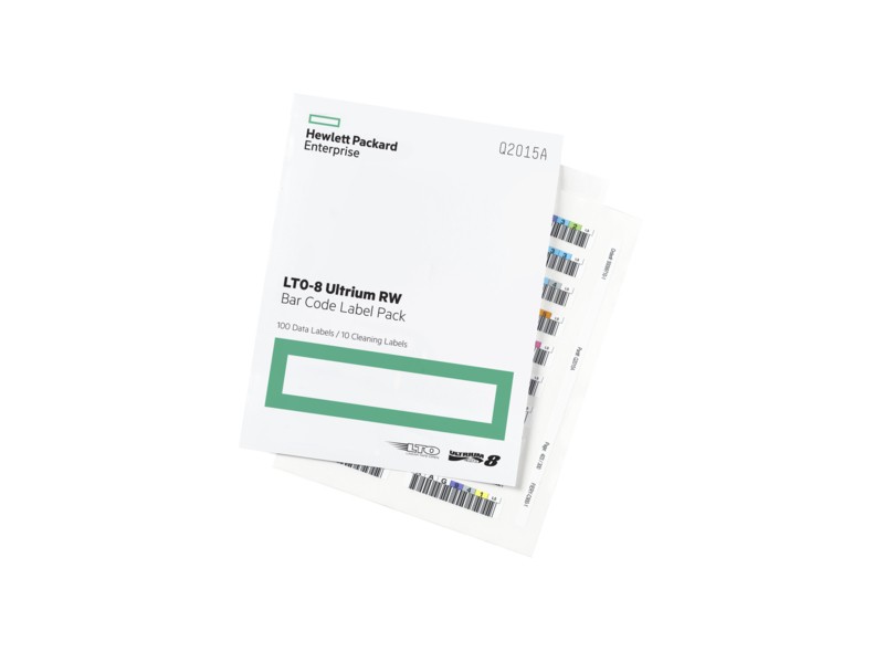 HPE LTO-8 Ultrium RW Bar Code Label Pack - HPE LTO-8 Ultrium RW Bar