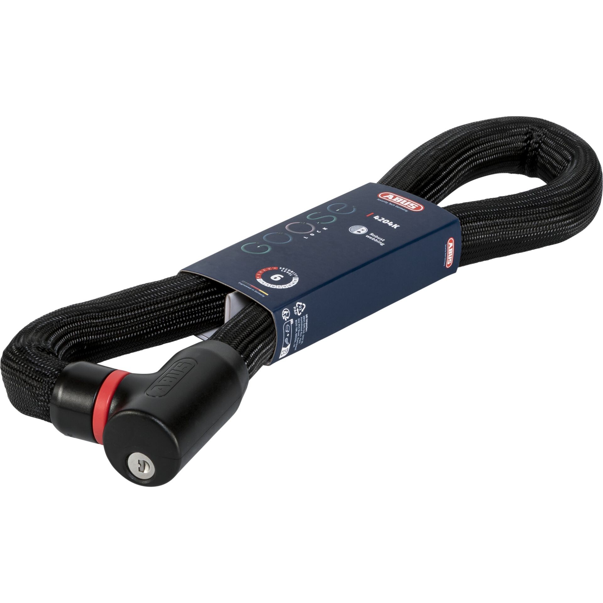 ABUS Goose Lock 85 cm 4204K/85 schwarz