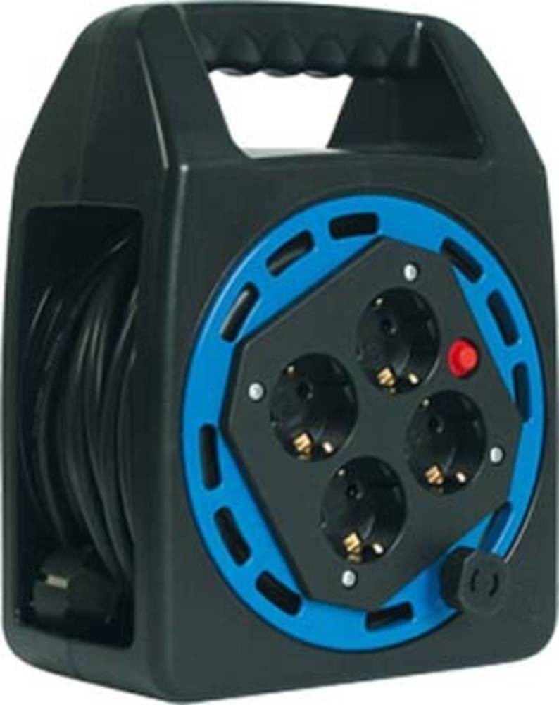 Bachmann 3930060 Kabeltrommel 20m black Schutzkontakt-plug