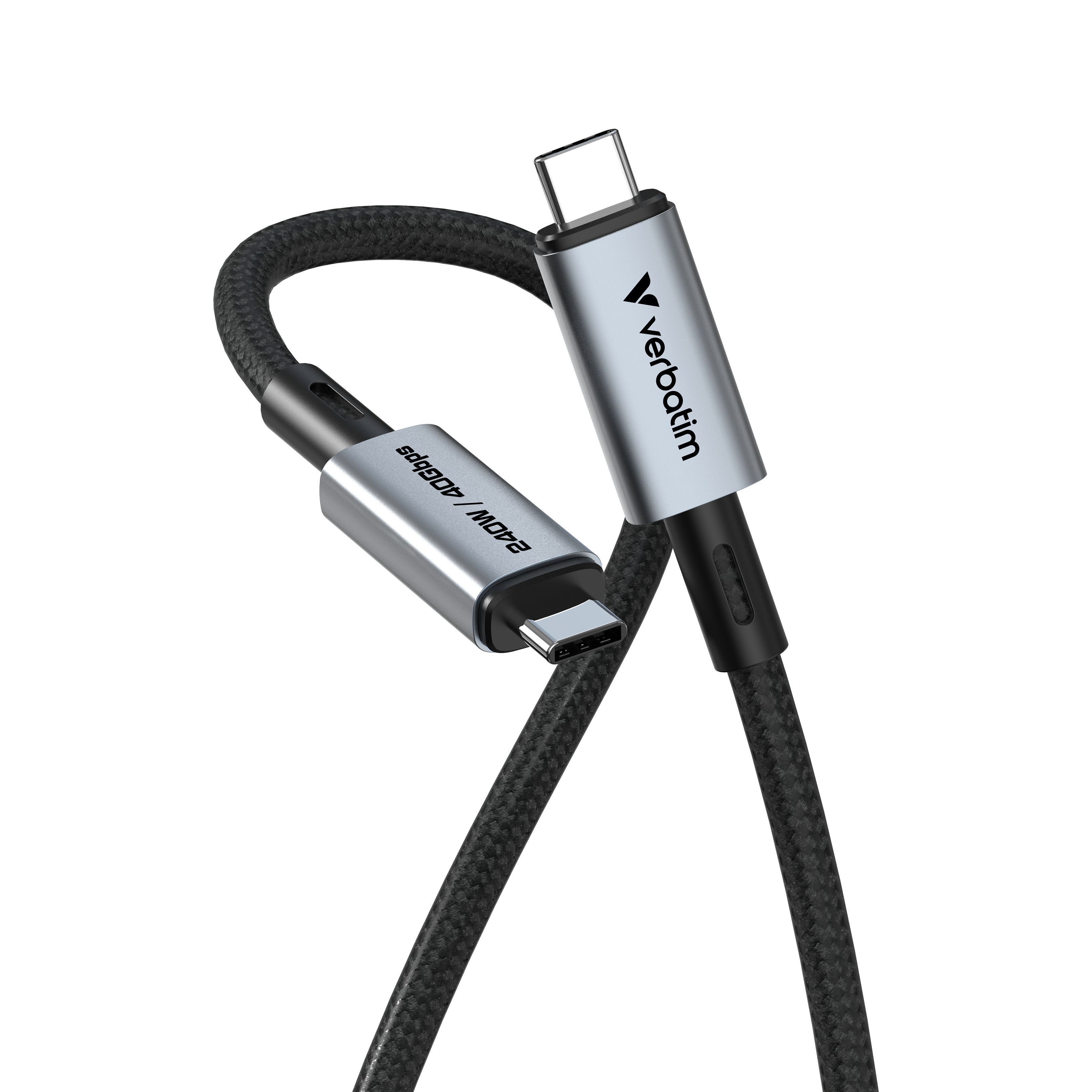 Verbatim Sync & Charge USB C to USB C 240W 40 Gbps 120 cm - Verbatim