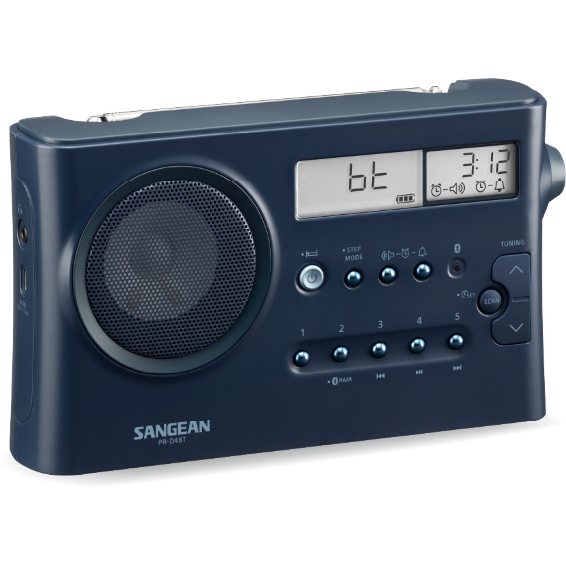 Sangean PR-D4BT Portable Cream - Sangean PR-D4BT, Portable, AM, FM, 7.