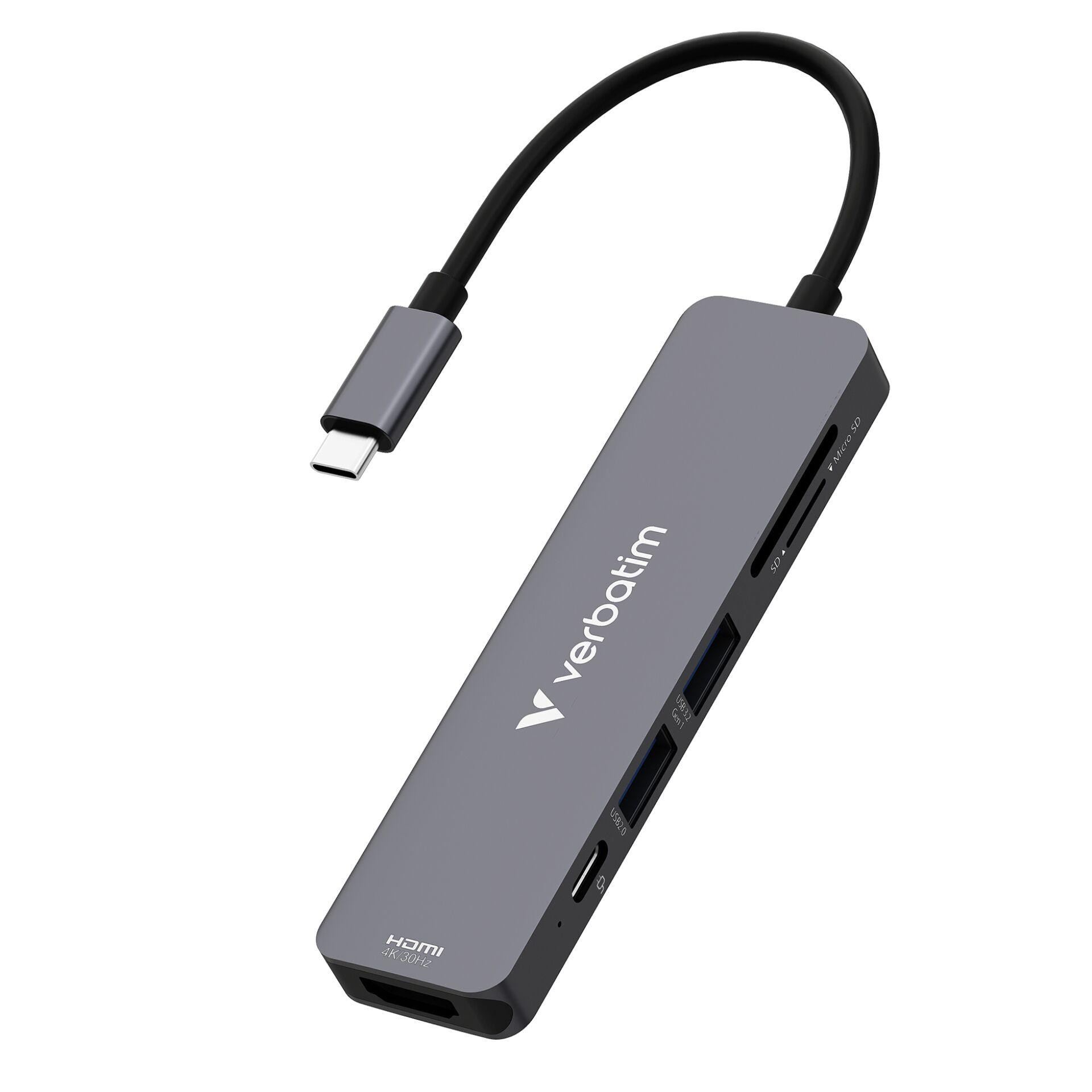 verbatim Multiport-Adapter Essentials 32156