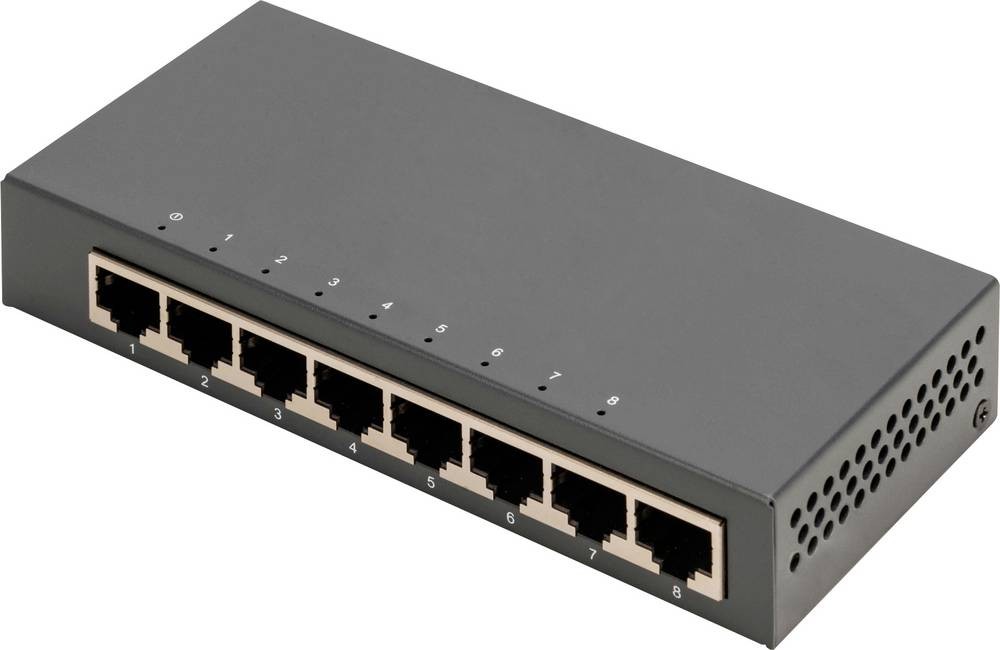 Digitus DN-80066-1 DN-80066-1 Netzwerk Switch RJ45 8 Port 10 / 100 /