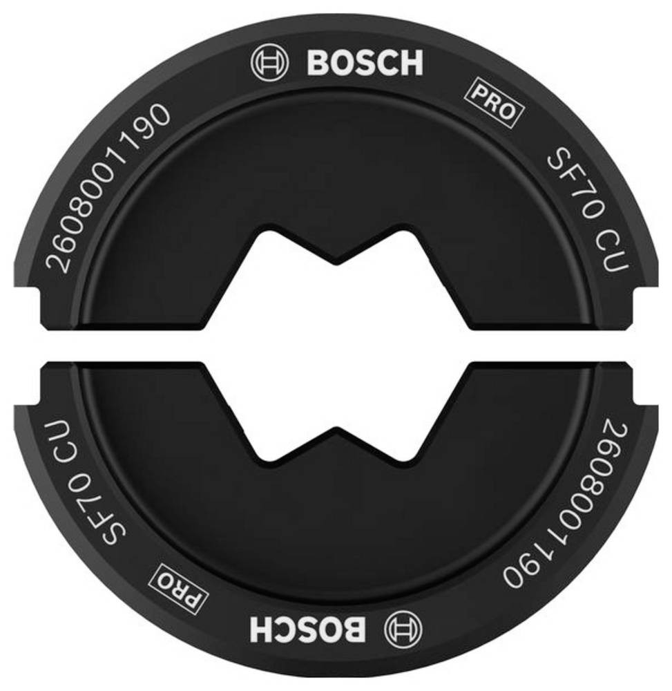 Bosch Accessories 2608001163 2608001163 Crimpeinsatz Rohrkabelschuhe,