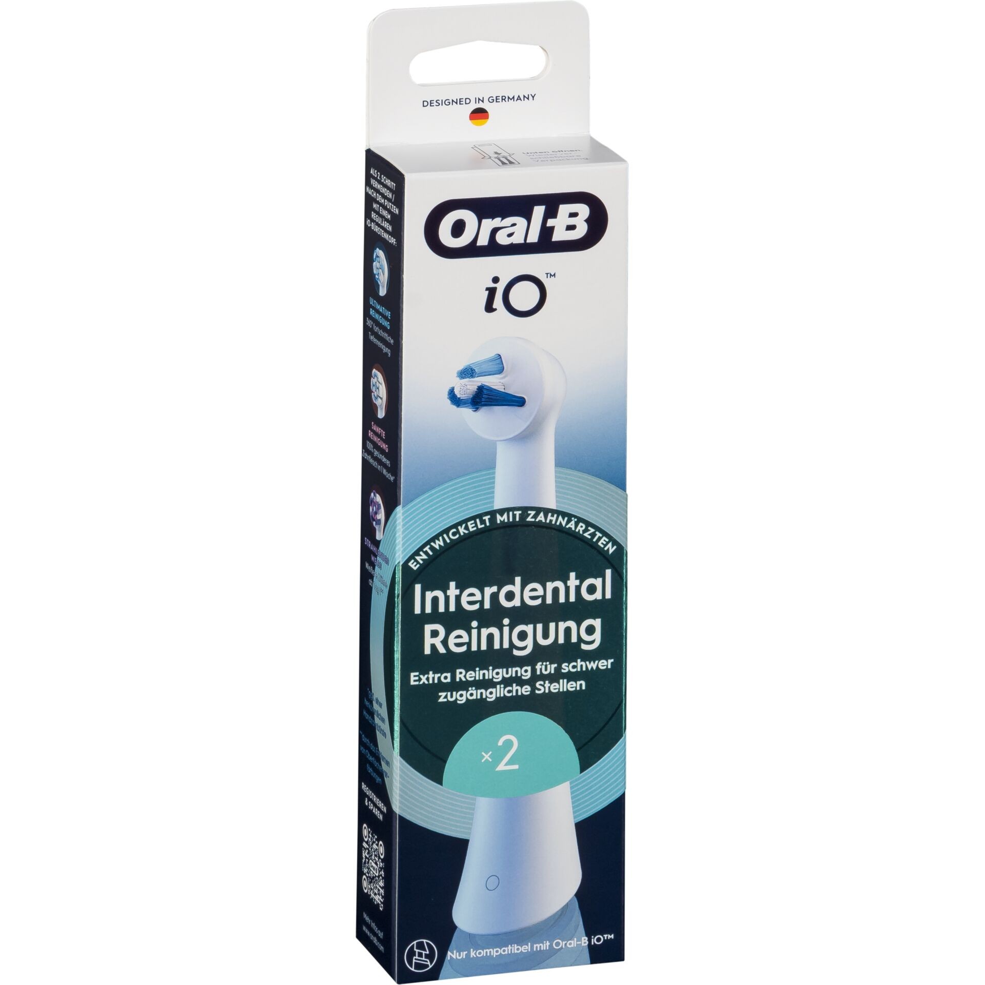 Oral-B 373371 toothbrush head 2 pc(s) White - Oral-B 373371, 2 pc(s),