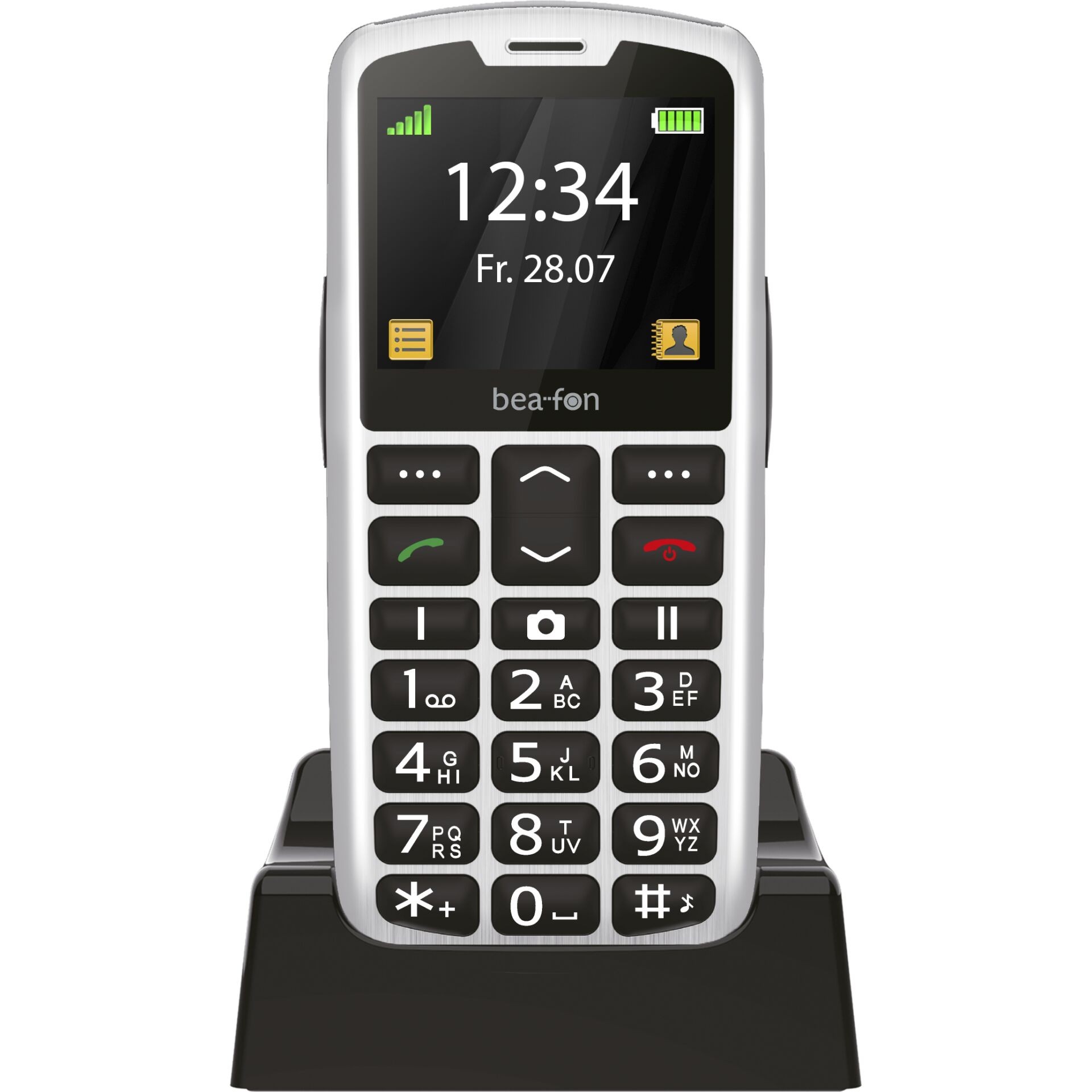 Beafon SL260 5.59 cm (2.2") Black, Silver Senior phone - Beafon SL260,