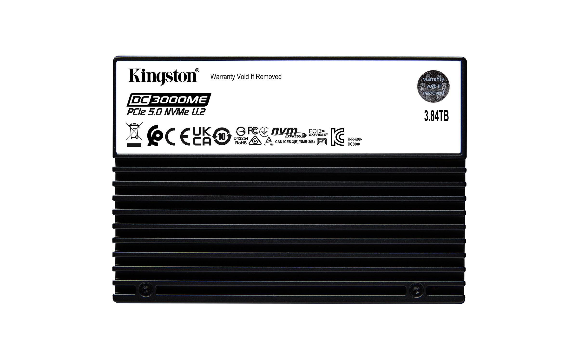Kingston Technology 3,84TB DC3000ME U.2 PCIe 5.0 NVMe TCG Opal