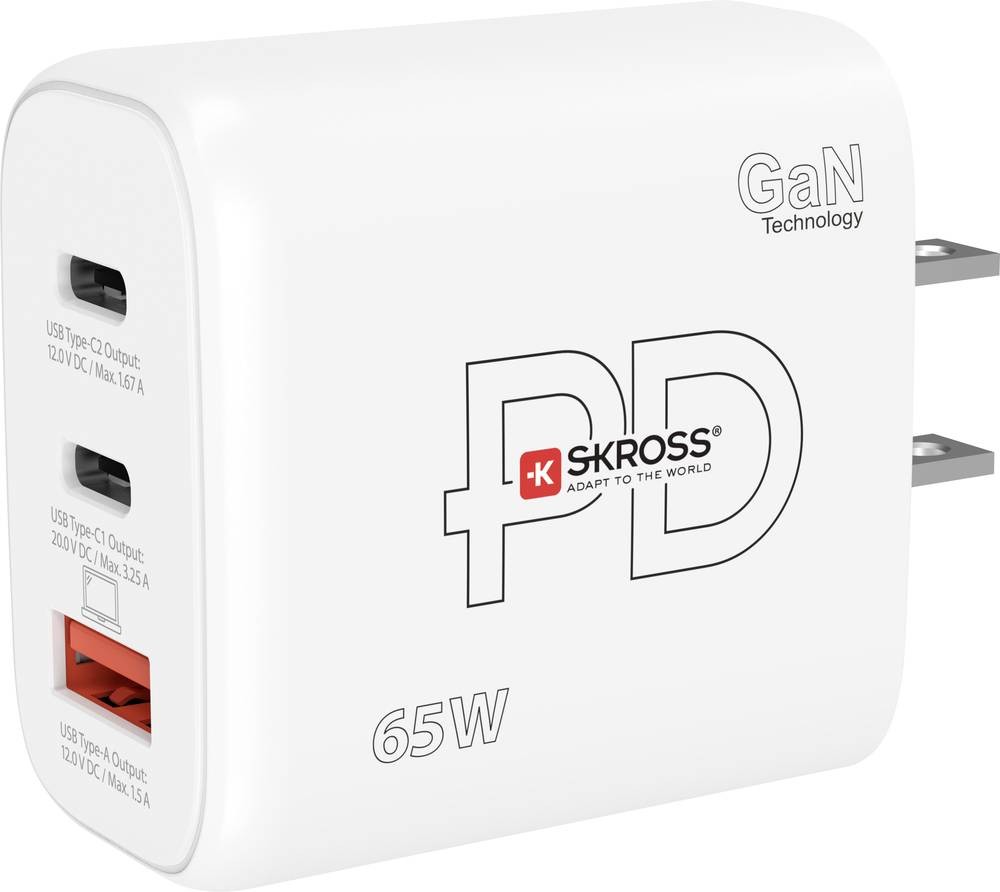 Skross SKCH001265WPDUSCN mobile device charger White AC Indoor -