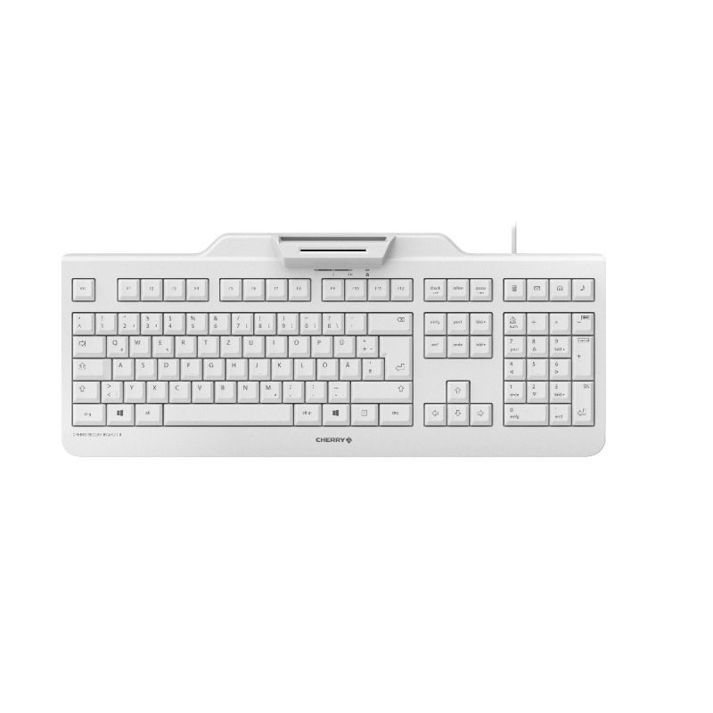 CHERRY SecureBoard 1.0 Tastatur Wired CH 1.80m hellgrau