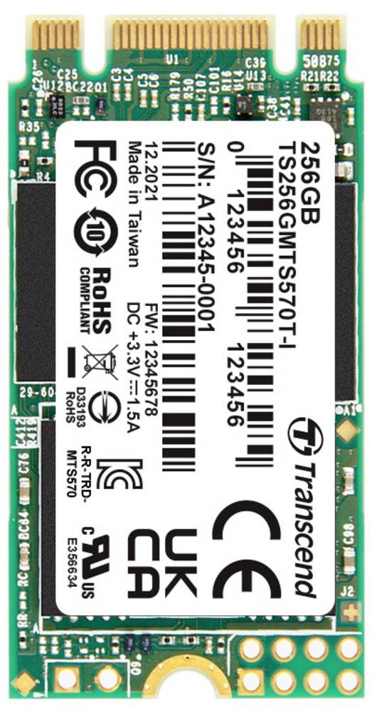 Transcend 256GB Interne M.2 SATA SSD 2242 TS256GMTS570TI-VS1