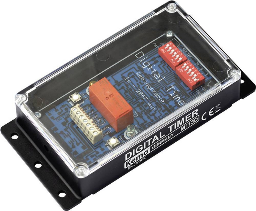 Kemo M113D Zeitschalter digital Fertiggerät 12 V/DC