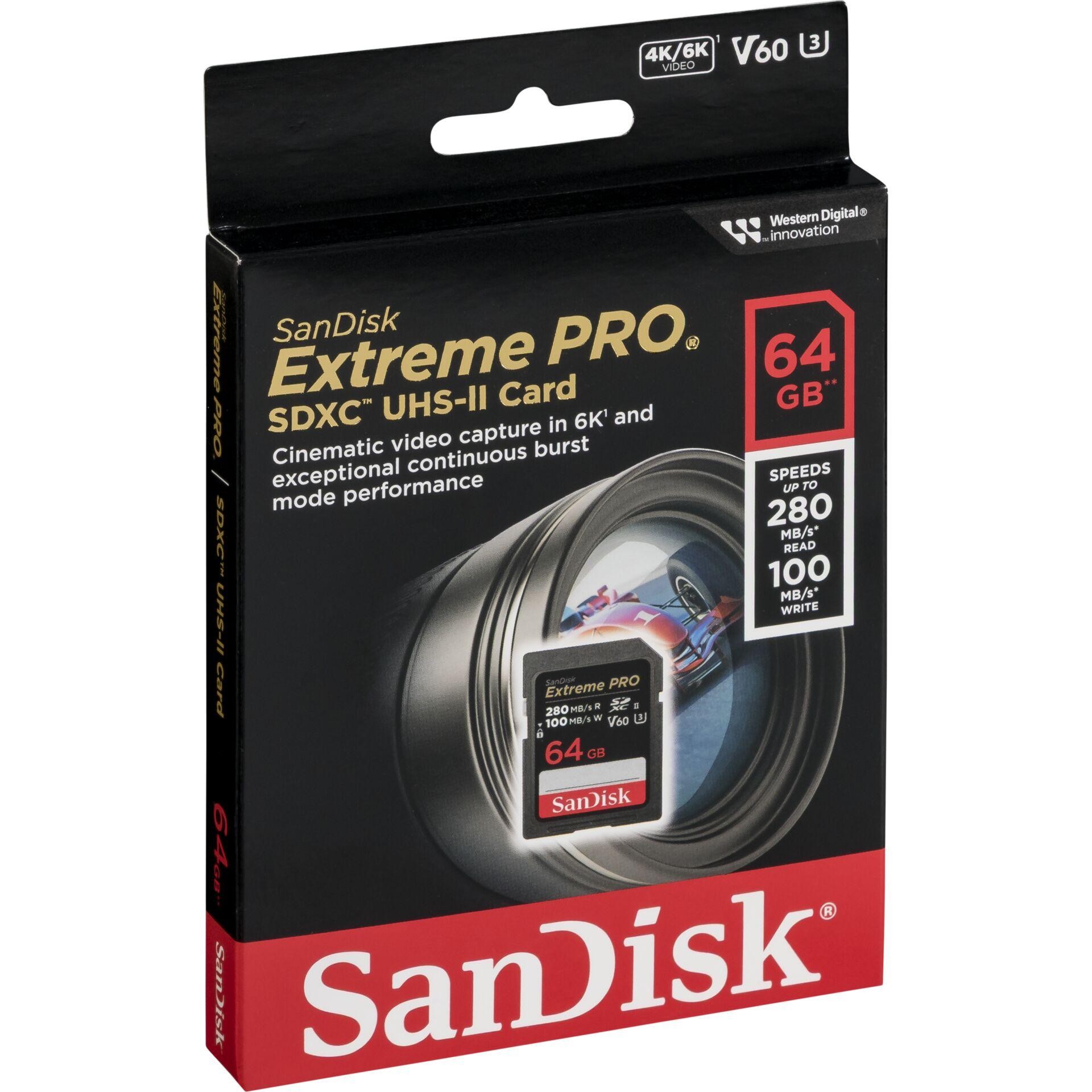 SanDisk SDSDXEP-064G-GN4IN memory card 64 GB SDXC UHS-II Class 10 -