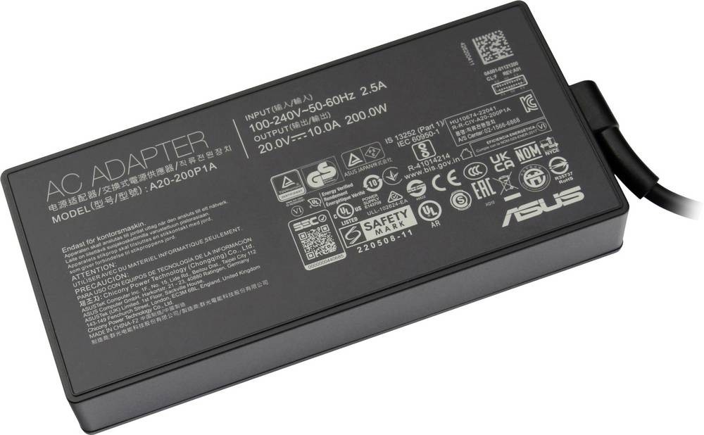 ASUS 0A001-01120600 power adapter/inverter Indoor 200 W Black - ASUS