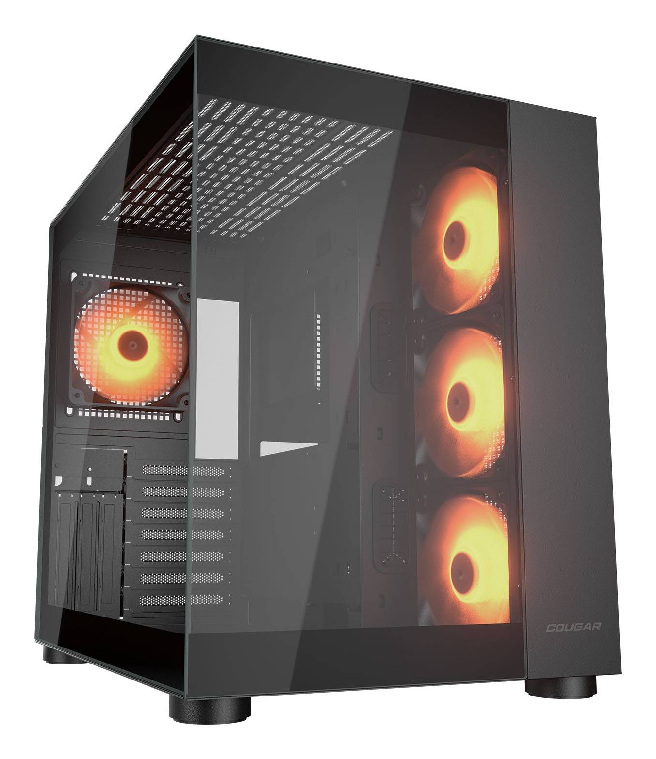 COUGAR Midi Tower Case, FV150 ARGB, Black - COUGAR Midi Tower Case,
