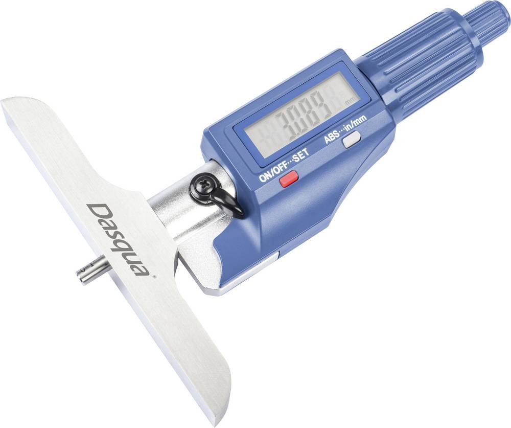 Dasqua 4710-2205 Digitales Tiefenmikrometer with digital Anzeige 0 -