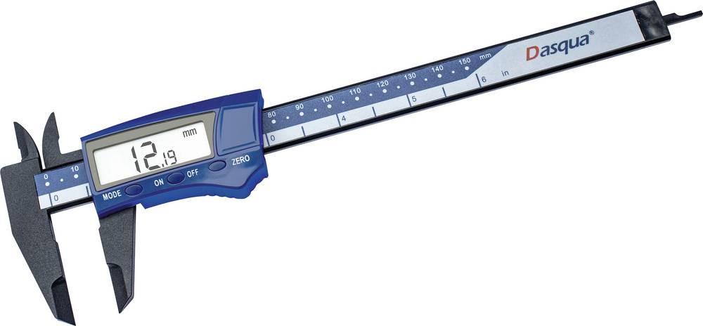 Dasqua DIN EN 862 2035-0005 Digitaler Messschieber 150mm