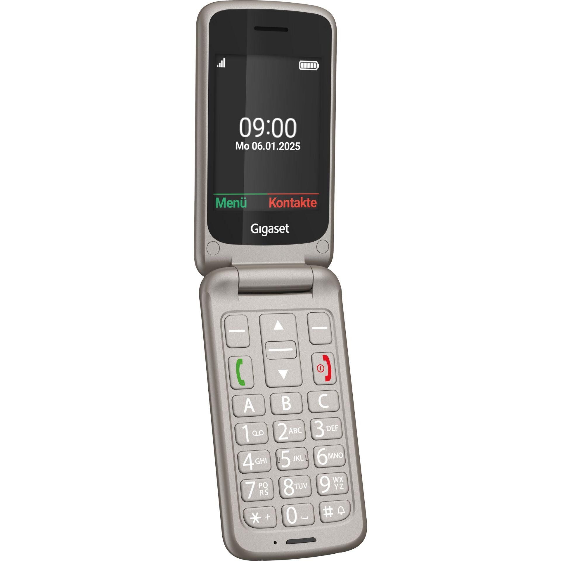 Gigaset GL595 7,11 cm (2.8") 114 g Nero Telefono per anziani -