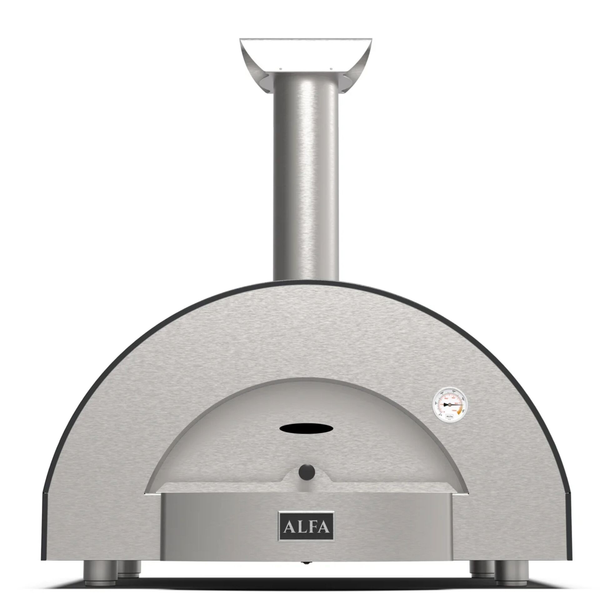 Alfa Forni Classico 2 Pizze Hybrid Schiefer grey